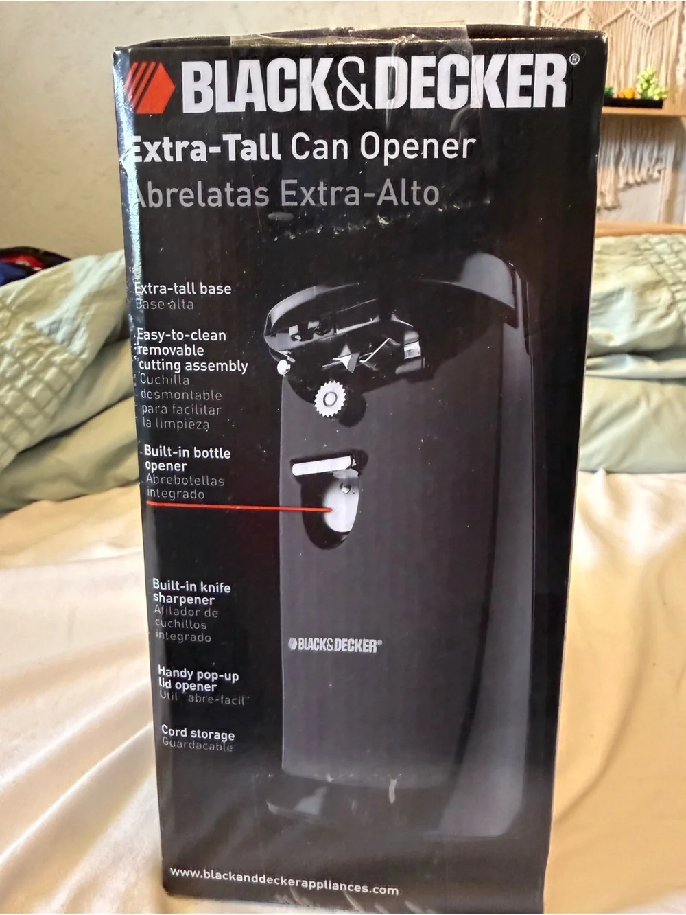 Black & Decker Black Extra-Tall Electric Can Opener